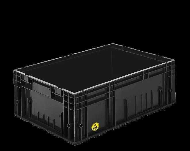 Container din plastic antistatic