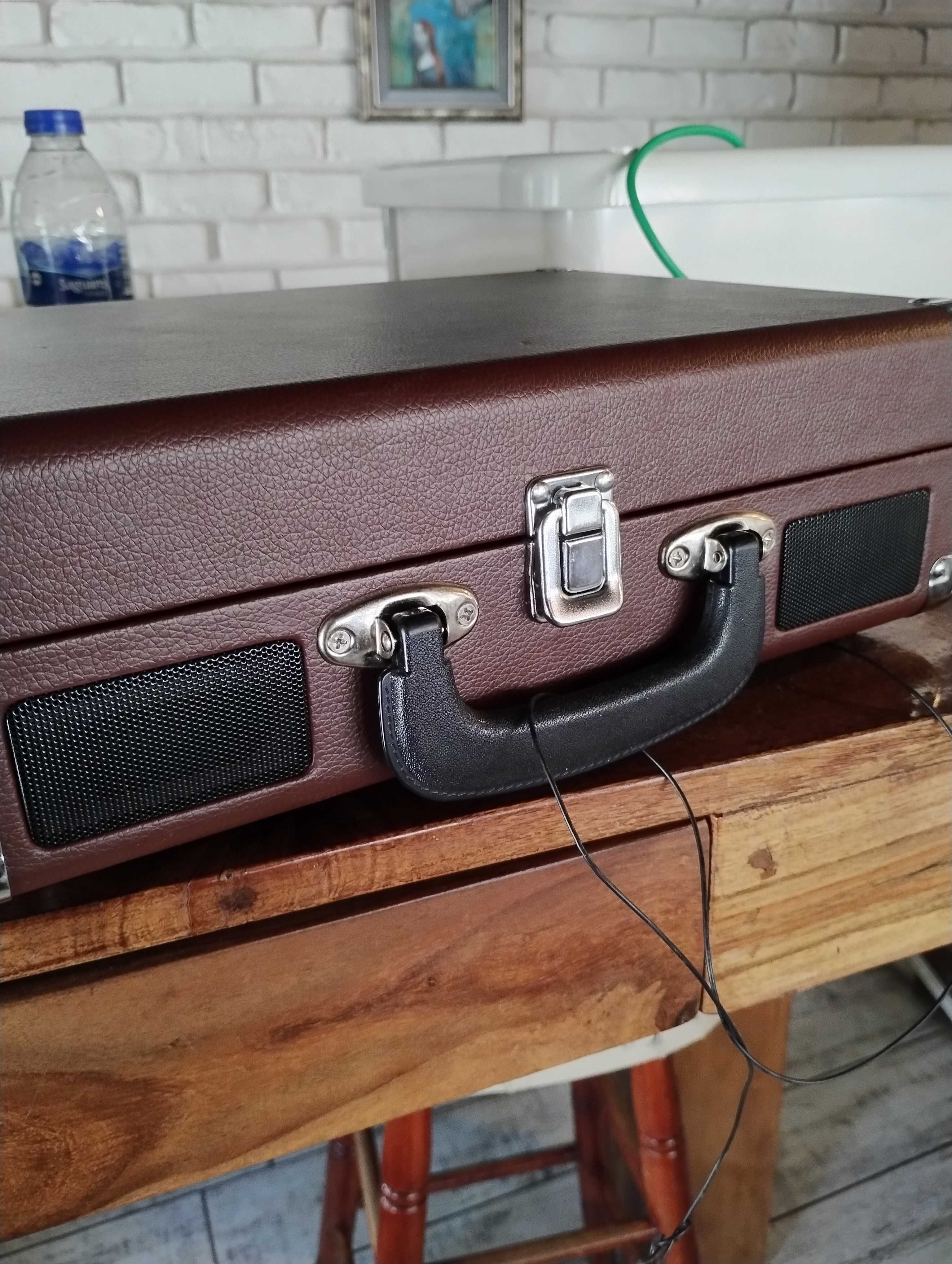 Грамофон, Bluetooth 33/45/78 RPM,запис от винил към MP3,,USB 3.5мм