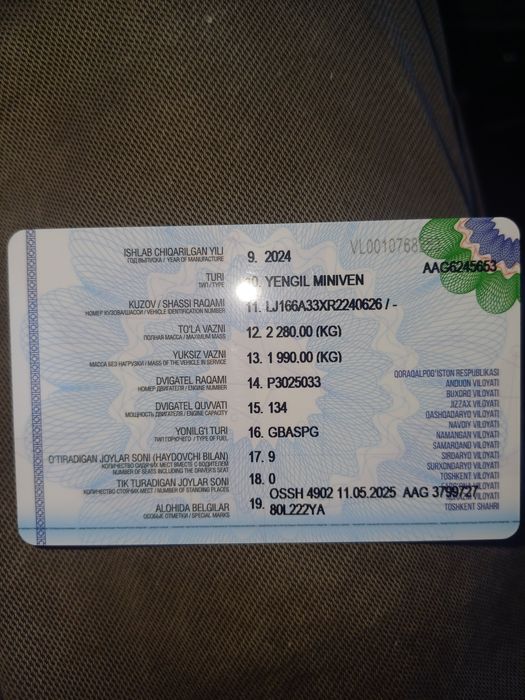 Jac M4 MINIVEN sotiladi