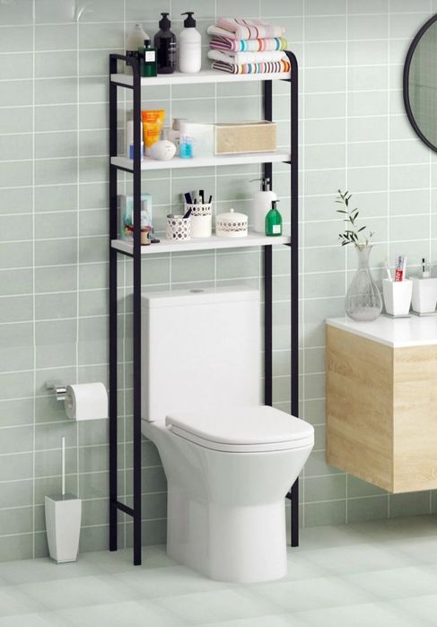 Рафт върху тоалетна чиния