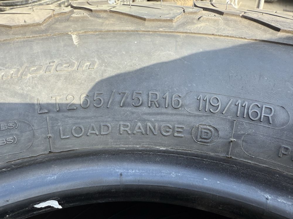 4бр Джипови Гуми 265/75 R16 BF Goodrich