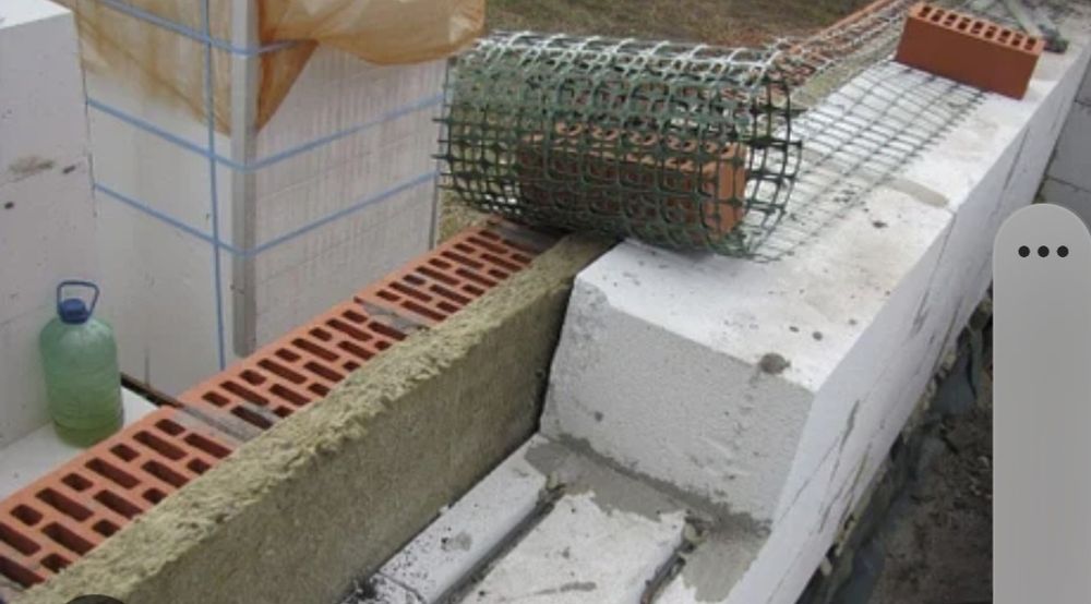 Кладка газоблоки