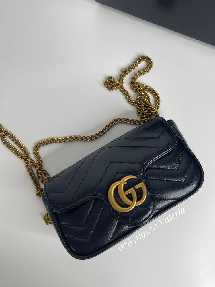 Geanta Gucci - marmont Nano Negru