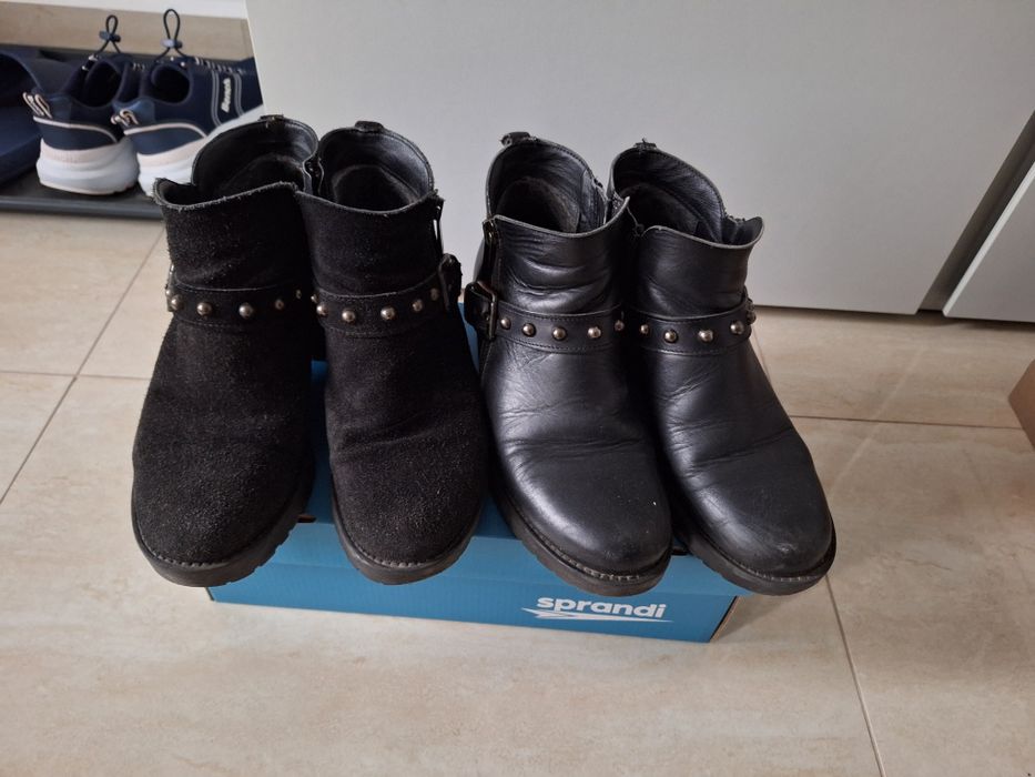 2 perechi de ghete la 60 lei, Benvenutti piele naturala, mar 36