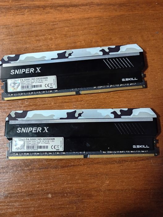 Ddr4 16gb в наличии 2 штуки