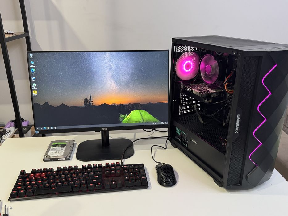 Игровой компьютер в идеальном состоянии I5-9400F//GTX 1050