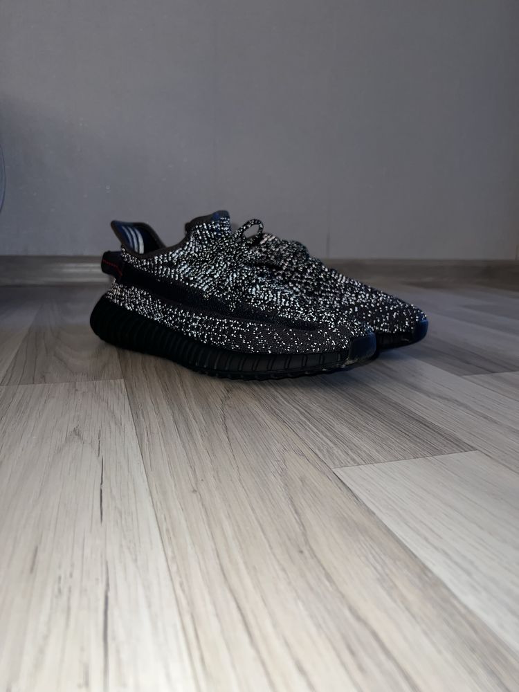 Adidas Yeezy 350 v2 черни Reflective 45 номер