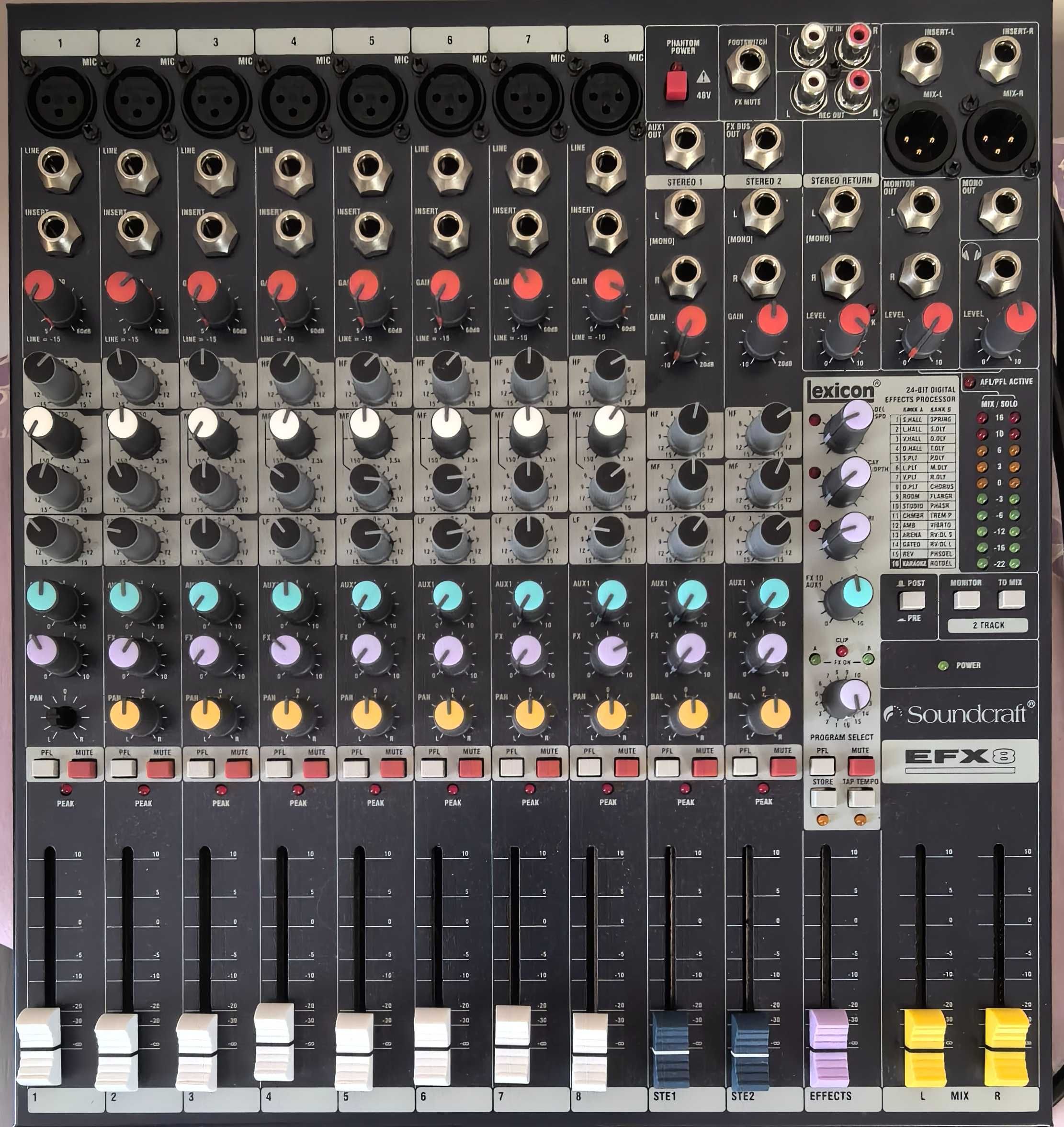 Soundcraft EFX8 музикален миксер, смесител