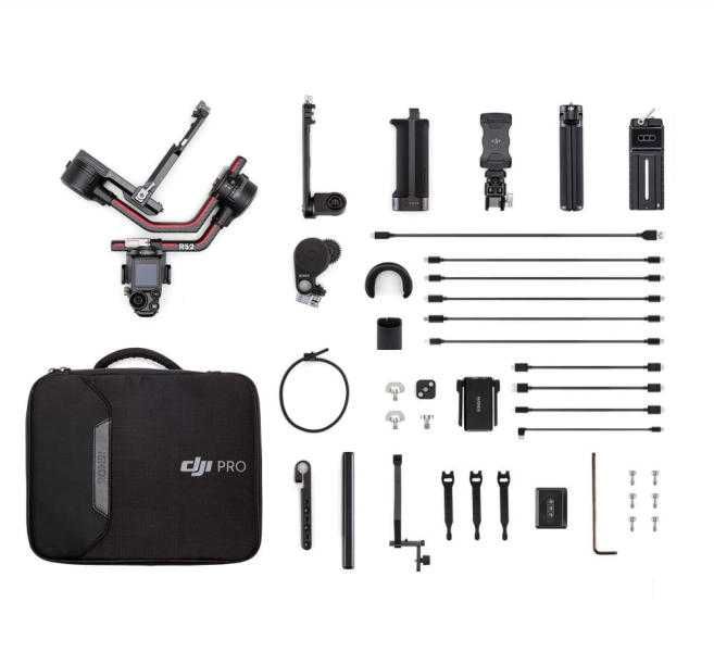 Gimbal, Stabilizator Dji RS2 pro combo cu 3d focus , Raveneye.