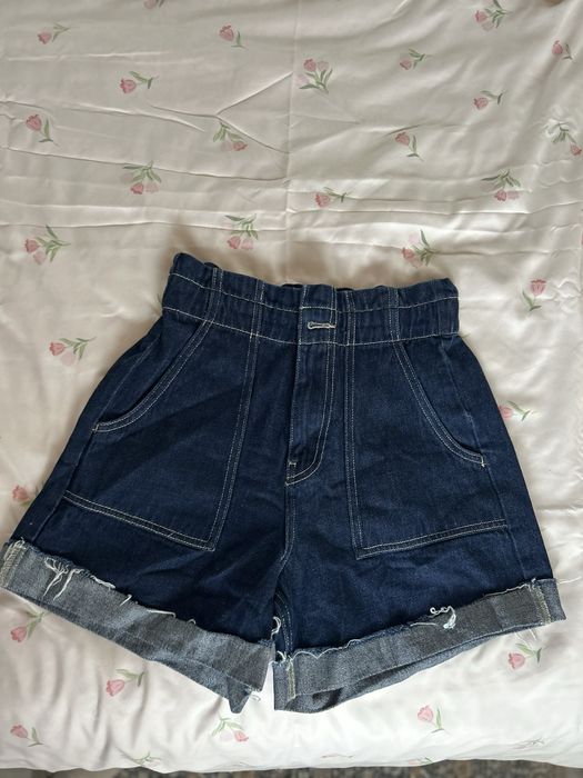 Pantaloni scurti  de blug Zara, Xs