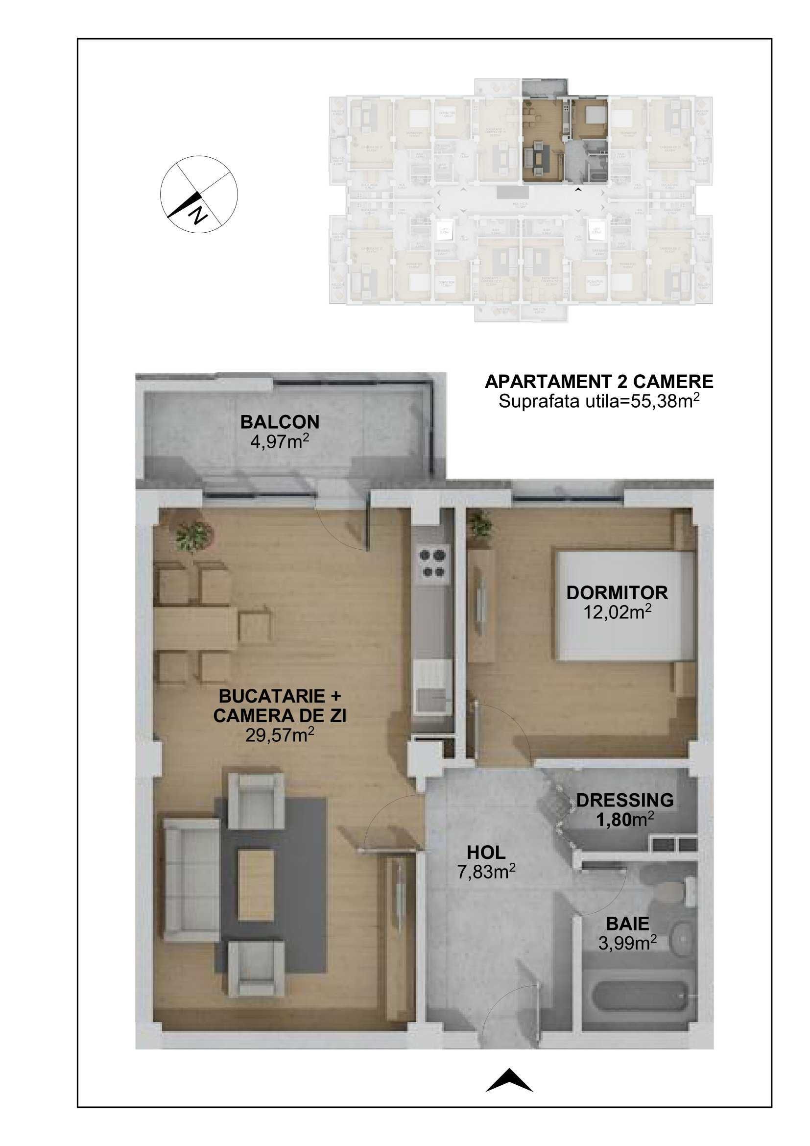 construim Blocul nr.2 cu apartamente de 2 camere