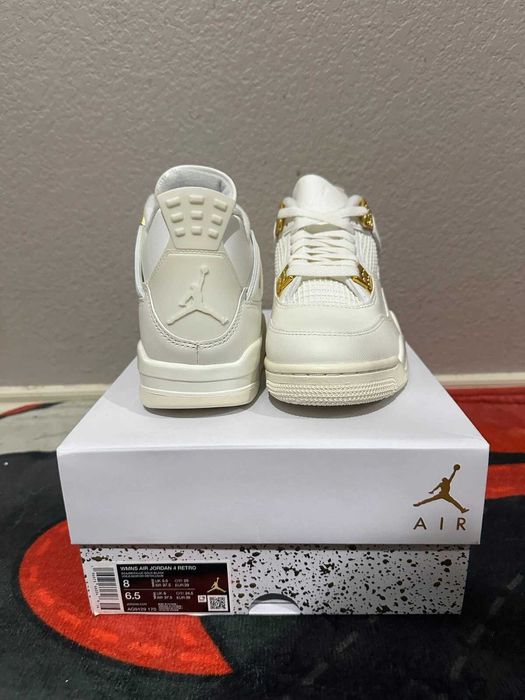 -299,99 RON- Jordan 4 Metalic Gold - Orice Masura - Verificare Colet