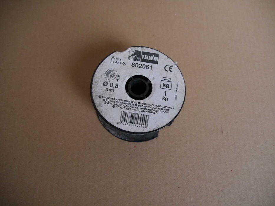 Sârmă inox Telwin, cod 802061 – 1 kg, 0,8 mm