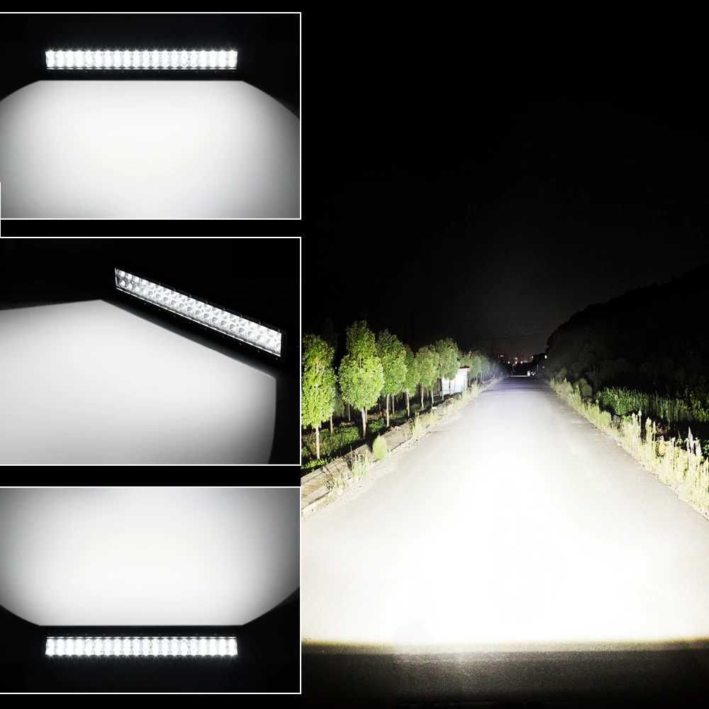 Лед Бар 55 см./ 120w Мощен OFF ROAD LED BAR 40 Led 12v/24v