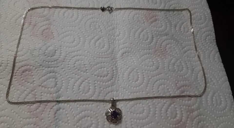 Lot vintage de 7 lanturi din argint de dama