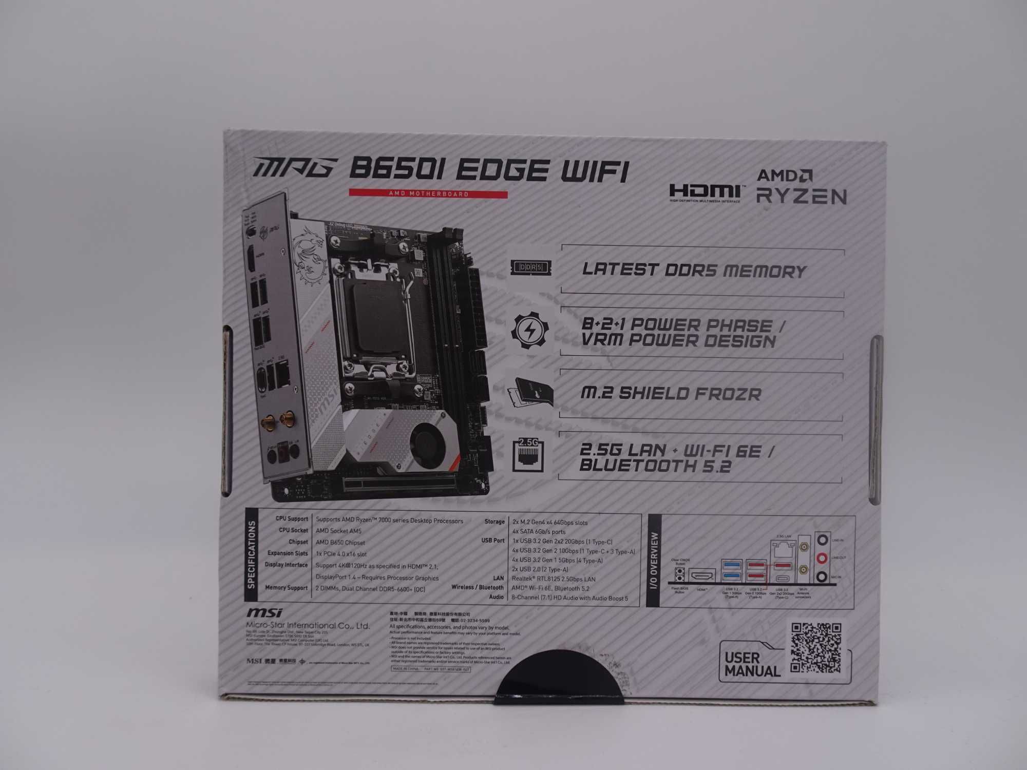 Placa de baza MSI MPG B650I EDGE WIFI , hard