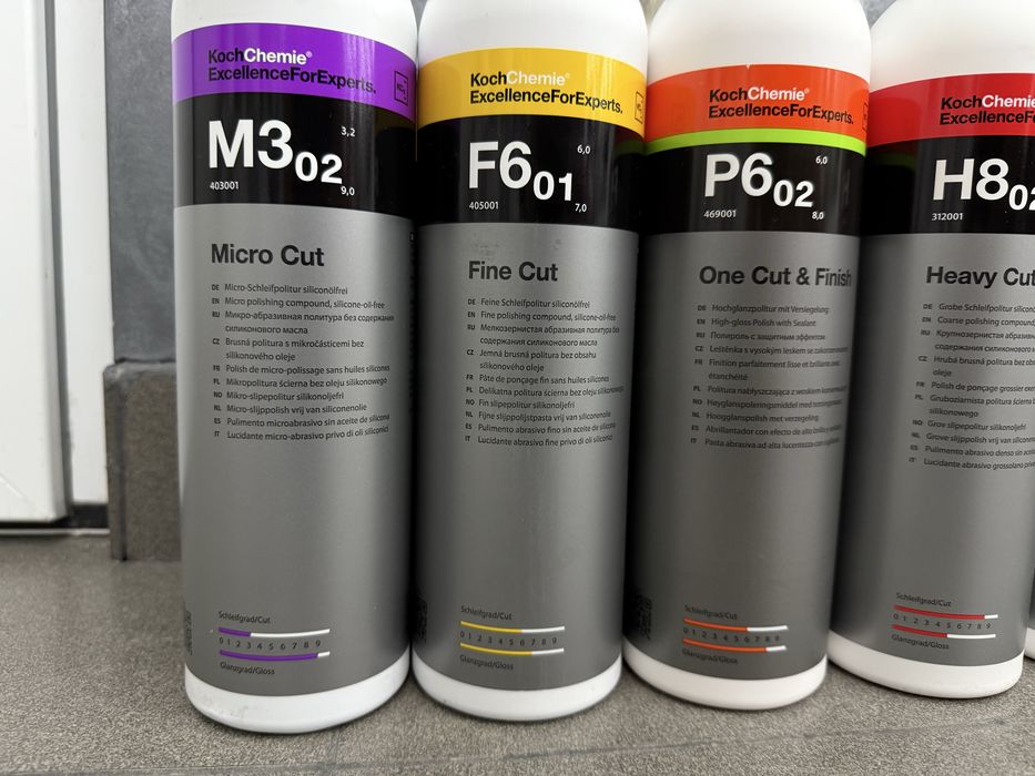 Polish Koch Chemie H8.02/ H9.02 / P6.02/ M3.02 / B9.01