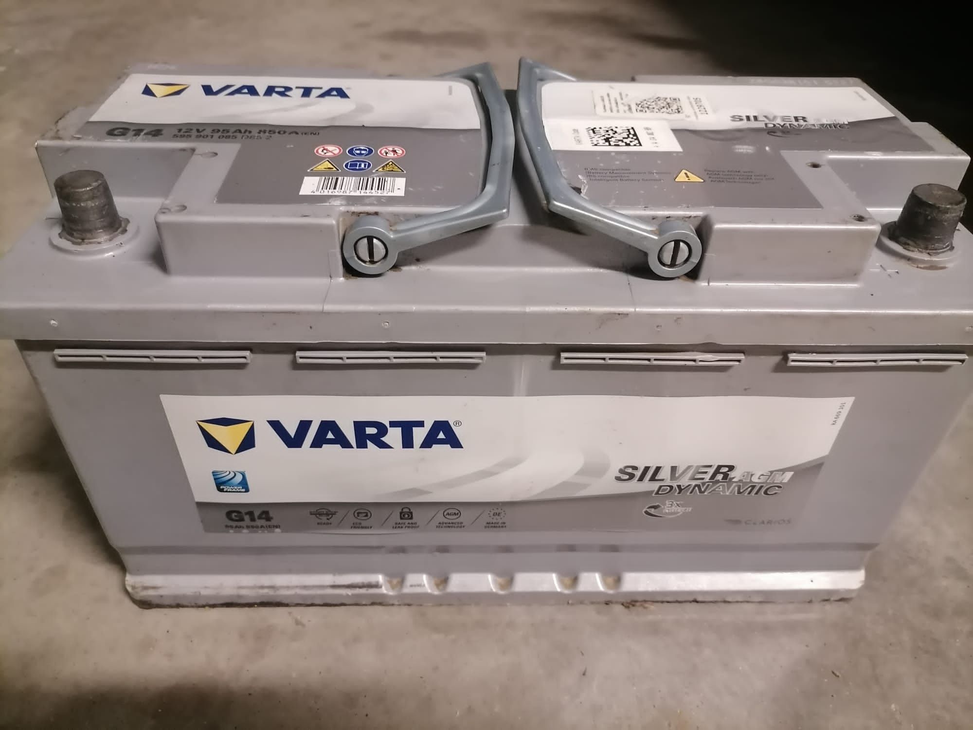 Baterie auto Varta Silver 95 amperi Agm cu Start stop an 2022