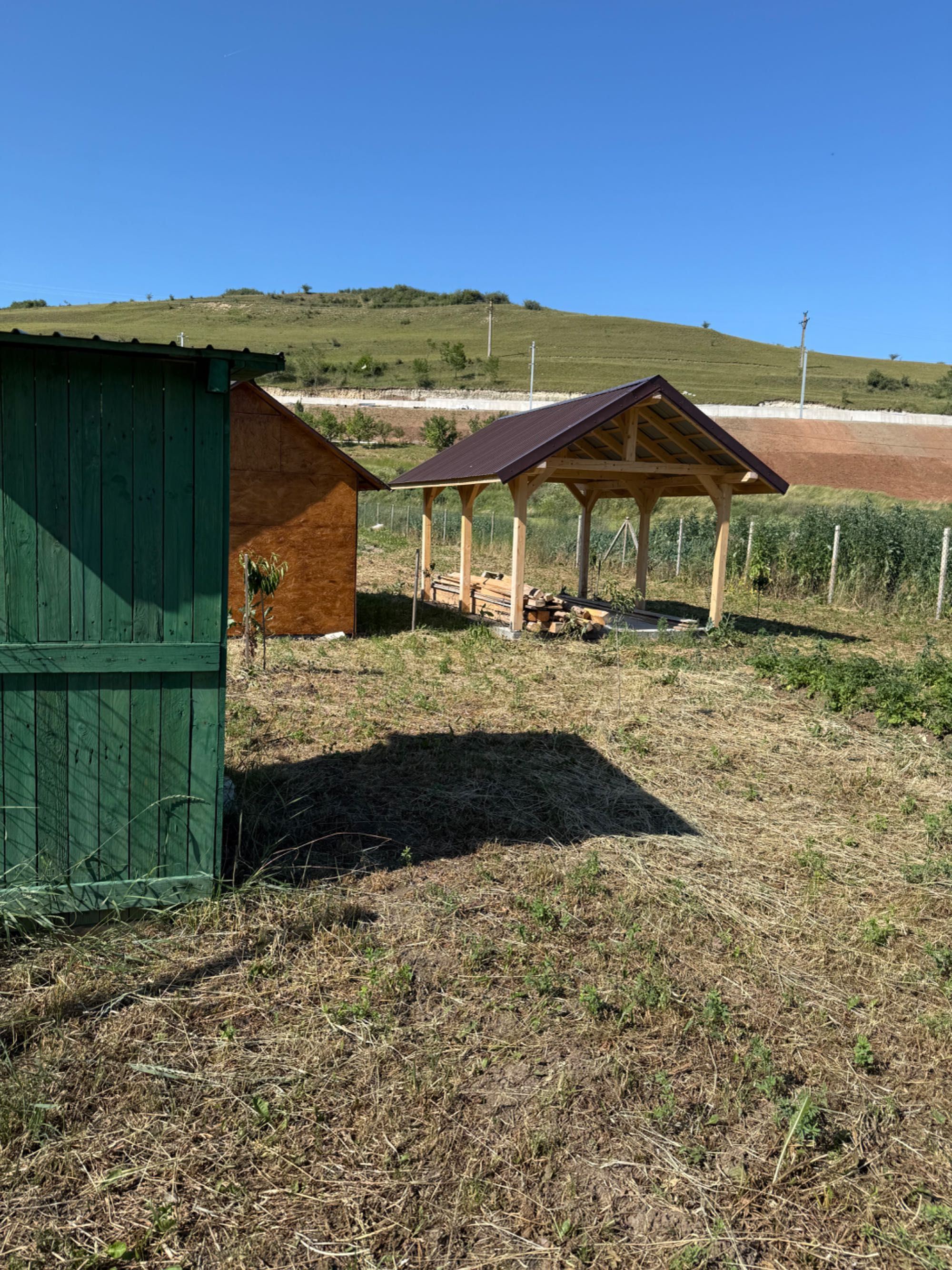 Vand teren, intravilan cu autorizatie constructie Aghiresu
