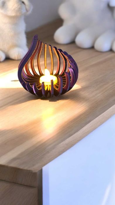 Suporturi lumânare electrică printate 3D – modele unice și decorative