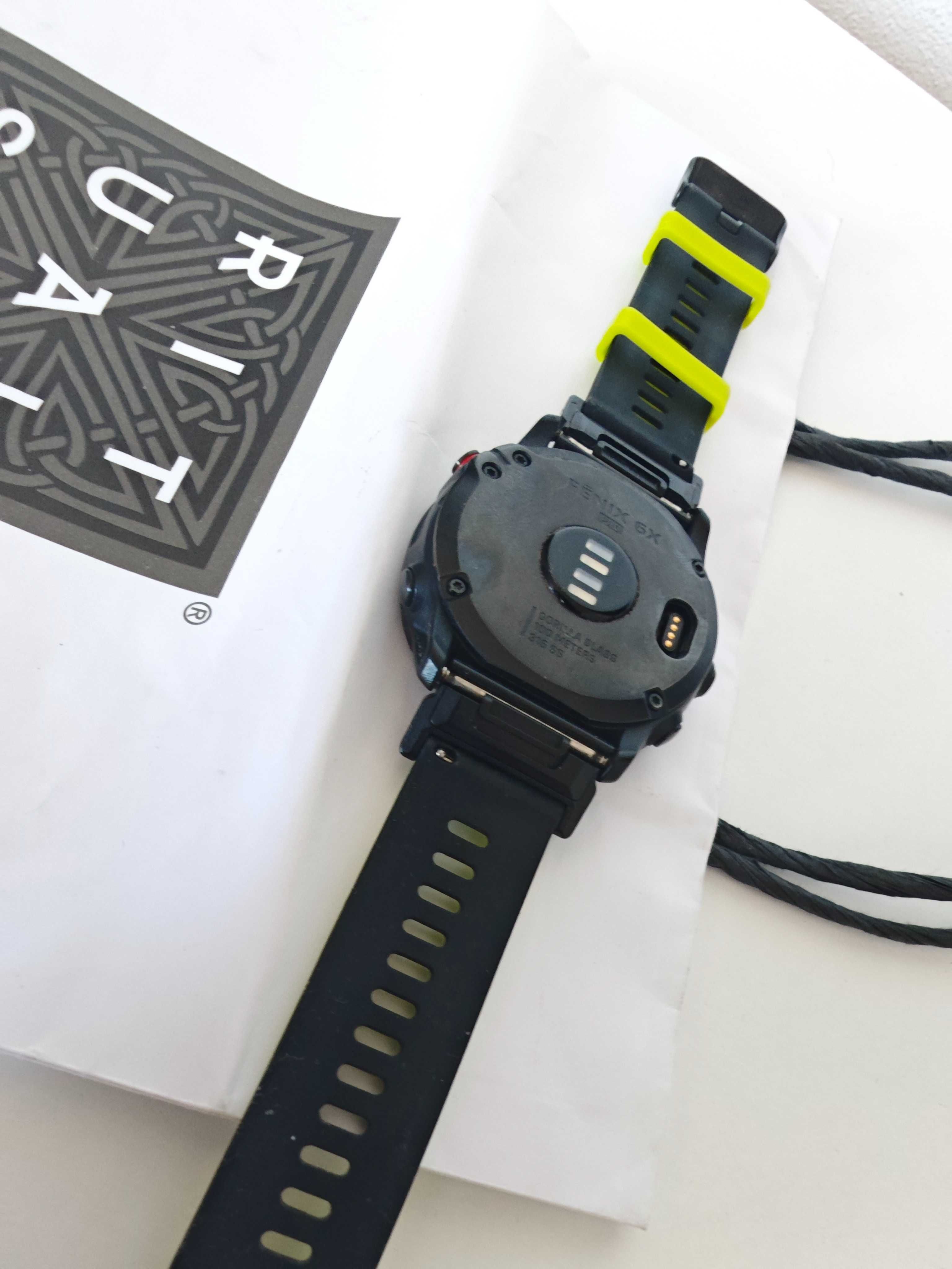 Garmin Fenix 6X Pro Gorilla Glass (stare f bună ) cu diverse brățări