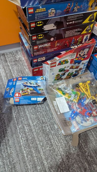 Colecție lego 63 seturi Star Wars Ninjago city minecraft Batman Marvel