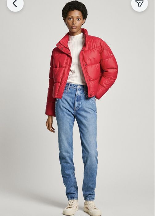 Дамско Кроп яке с вата Pepe Jeans