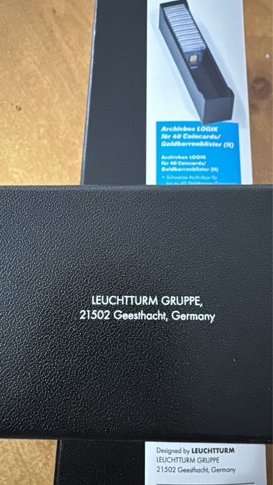 Cutie pentru depozitarea libgourilor de aur