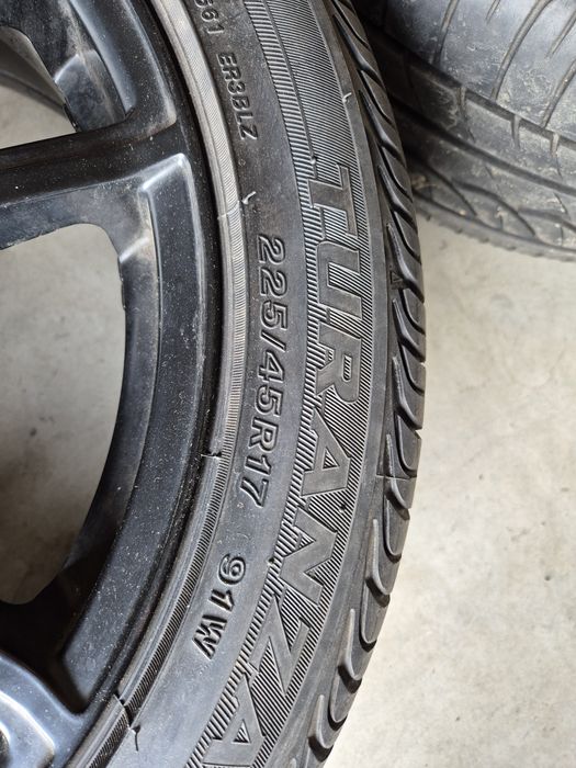 Jante aliaj si anvelope de vara pe 17 " ET45 ford focus 3 225/45R17