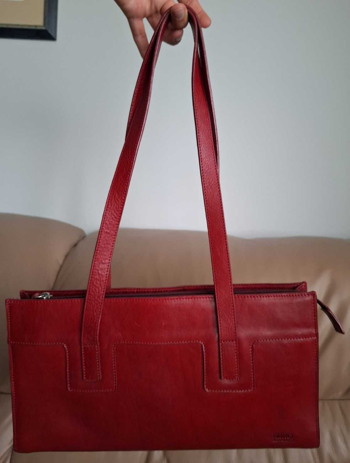 Дамска чанта Prince Moda Pelle ,естествена кожа