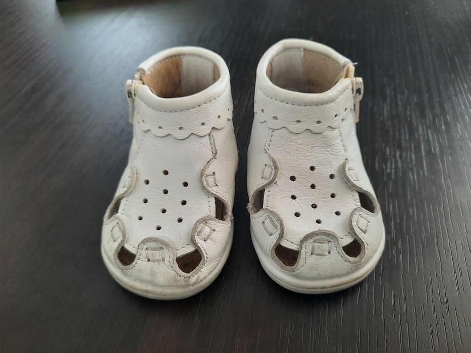 Бебешки обувки за прохождане буйки Беко 18 номер естествена кожа