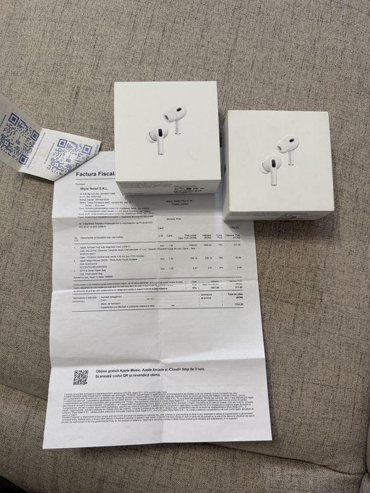 Airpods Pro2 cu USB-c , noi, sigilate, originale, cu factura/garantie
