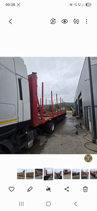 Semiremorcă kogel transport lemn