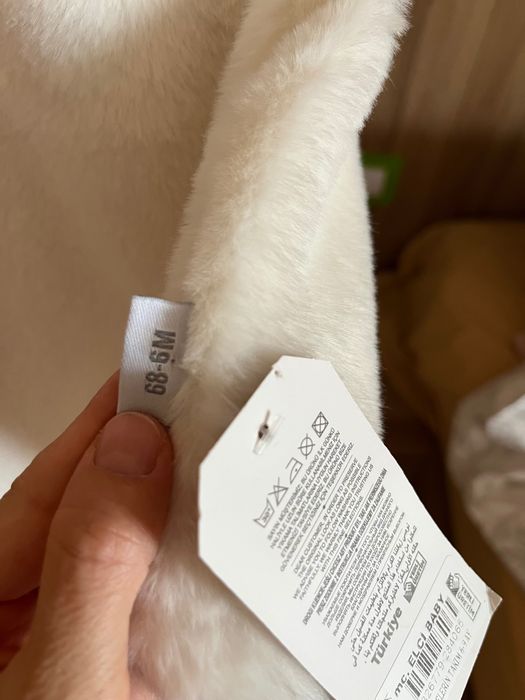 Бебешки комплект с бяло болеро - 3 части