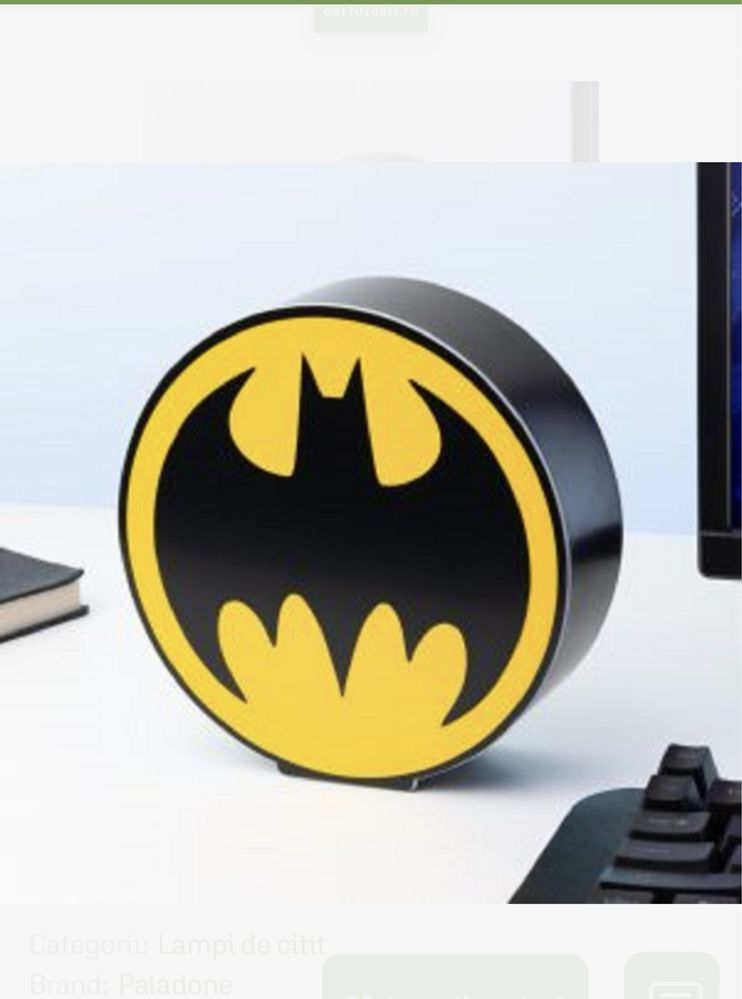 Lampa logo Batman