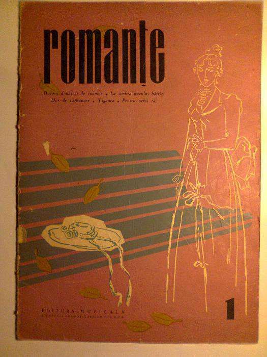 Partituri vintage - Romante - 1958