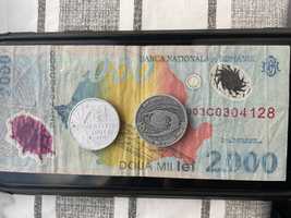 Moneda +bancnota eclipsei și încă trei monede românești