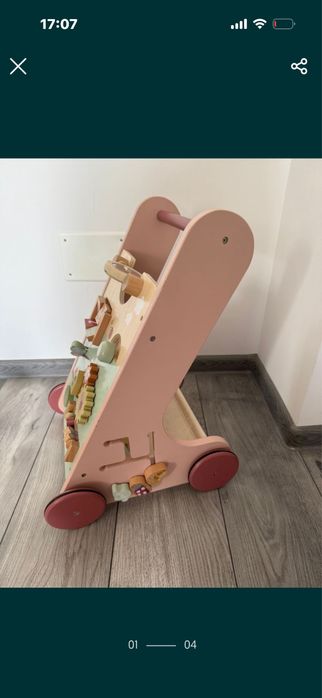 Antemergator lemn bebe