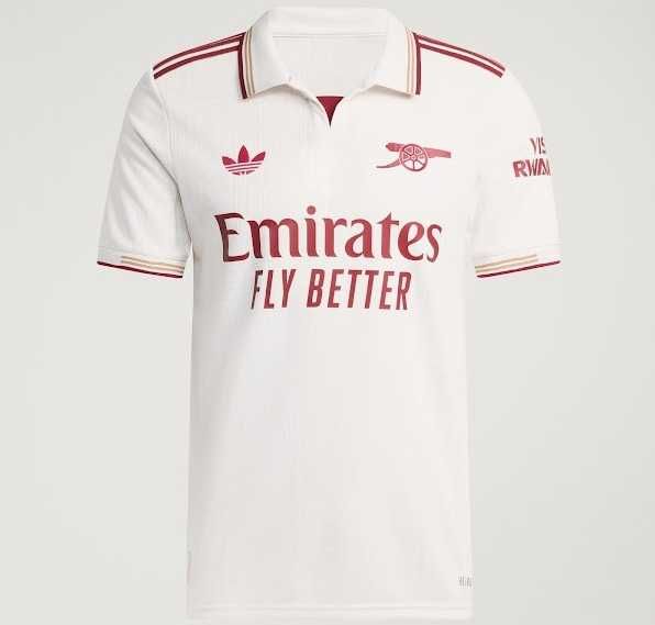 Тениска White Arsenal 25/26 Third Jersey, Размер S и L