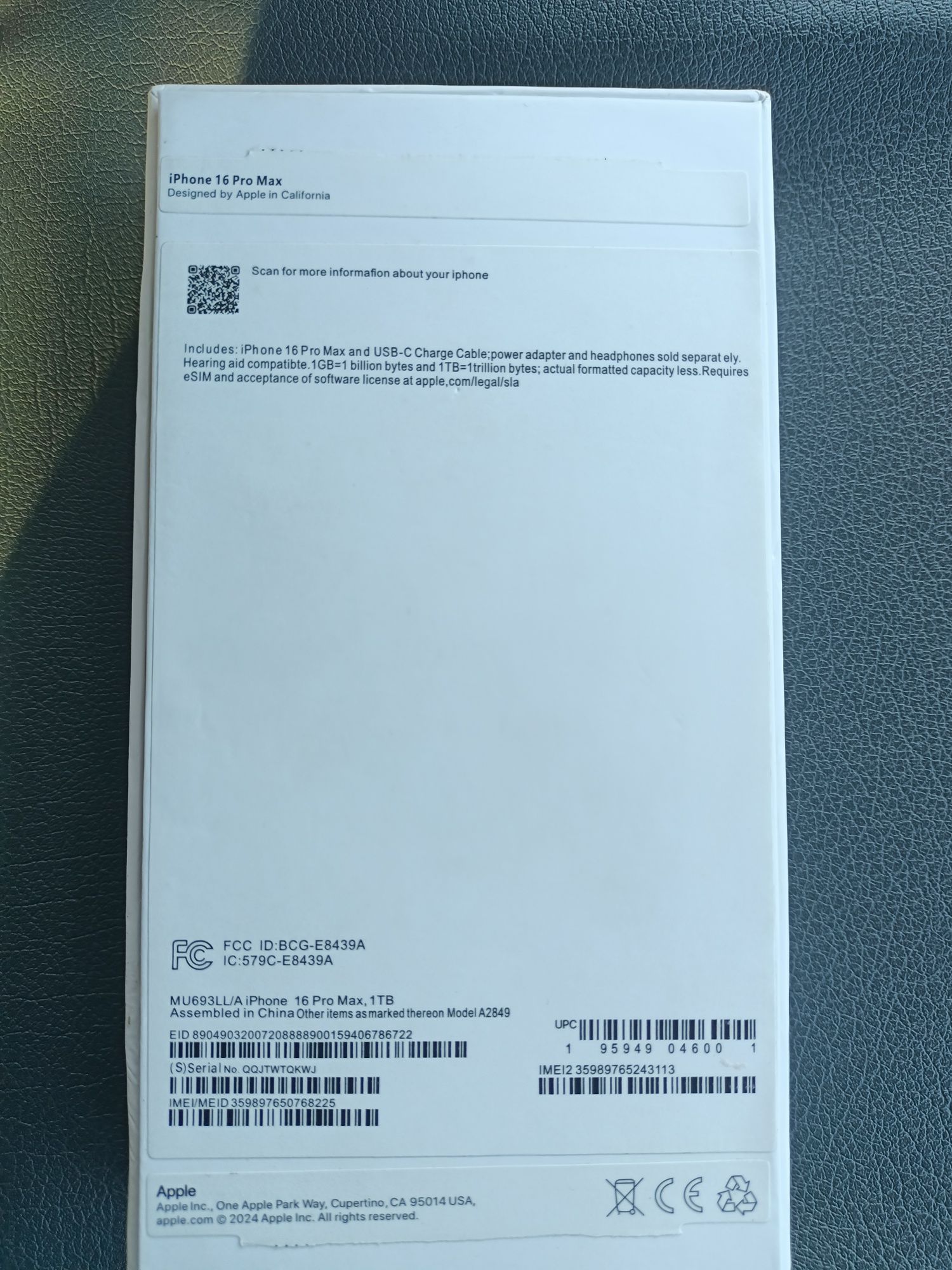 iPhone 16pro max
