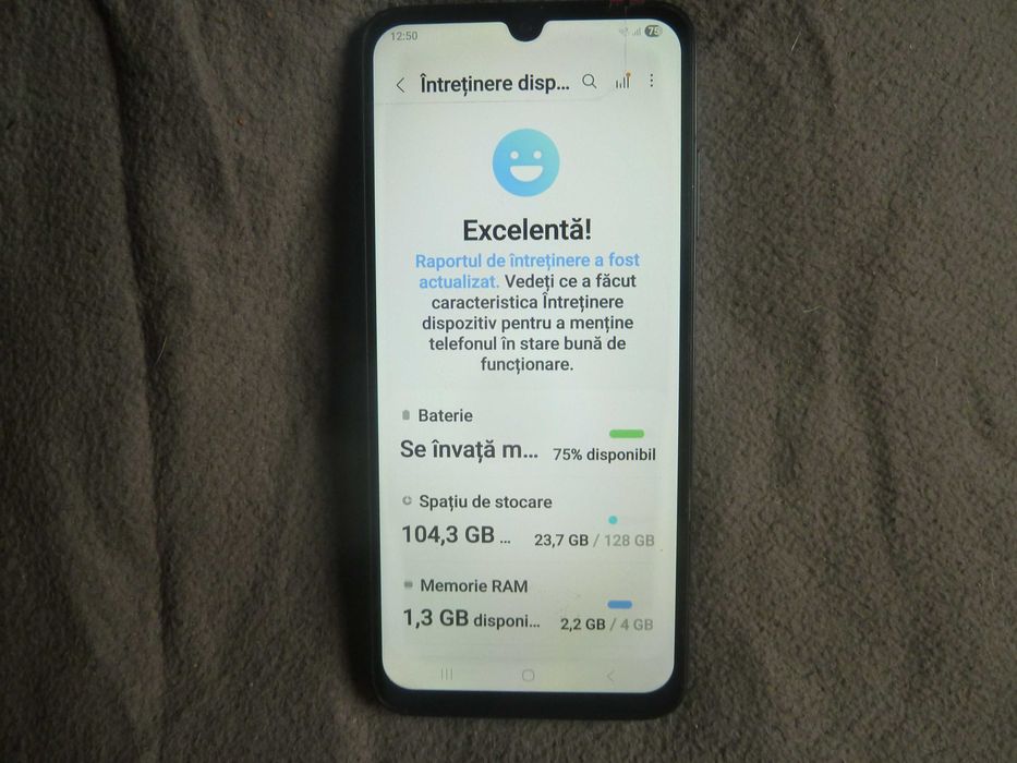 telefon samsung A05S,ram4gb/128gb,android 15,dual sim 4G,stare F.buna