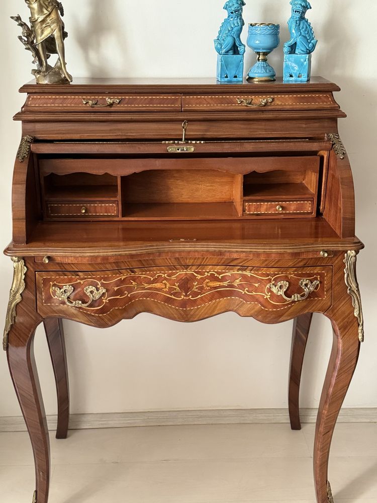 Comoda dulap birou secretaire baroc antic