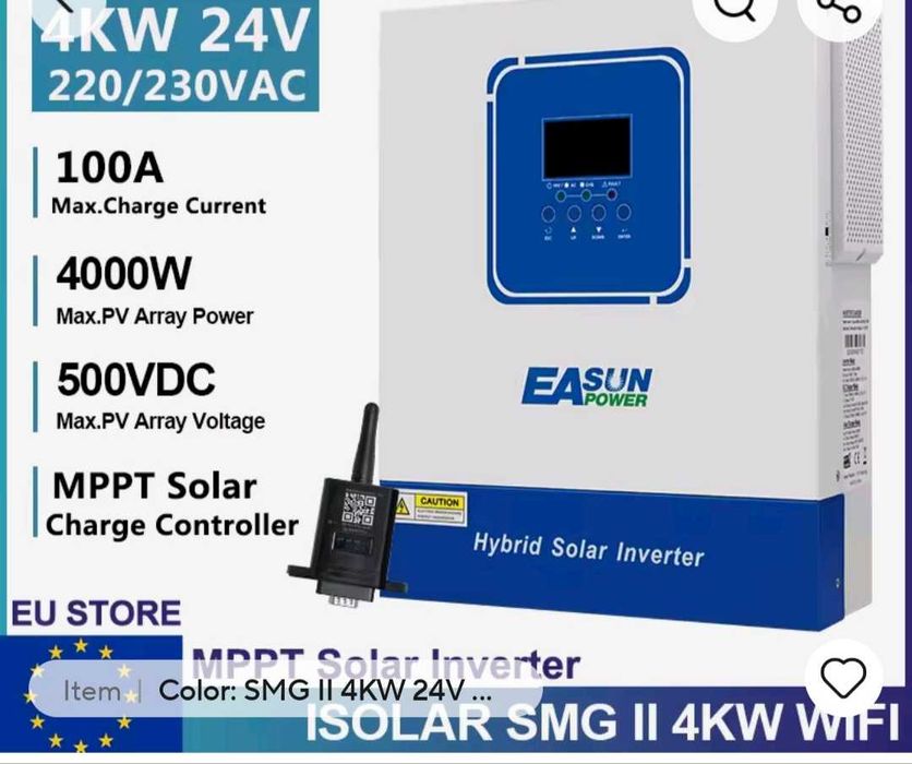 Invertor hybrid 4 kw wifi