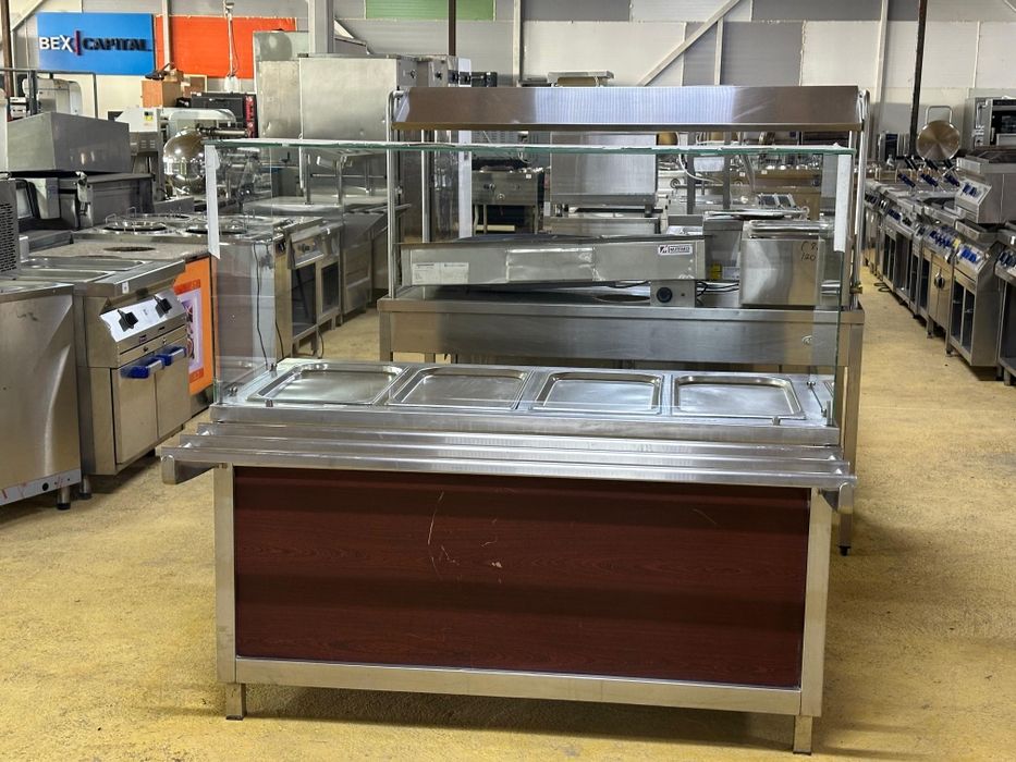 Линия раздачи для вторых блюд, оборудование