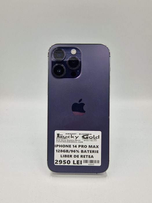 Iphone 14 Pro Max 128Gb/96% Baterie #48045