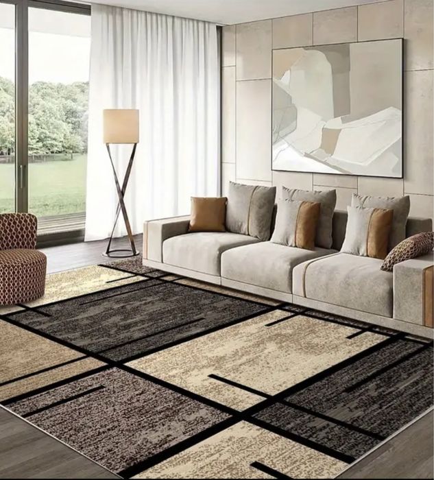 Луксозна кадифена тапицерия килим 100х160 см