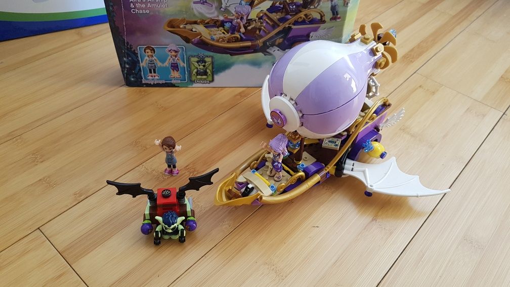 Lego Eleves Aira cu nava ei zburătoare și urmarirea amuletei