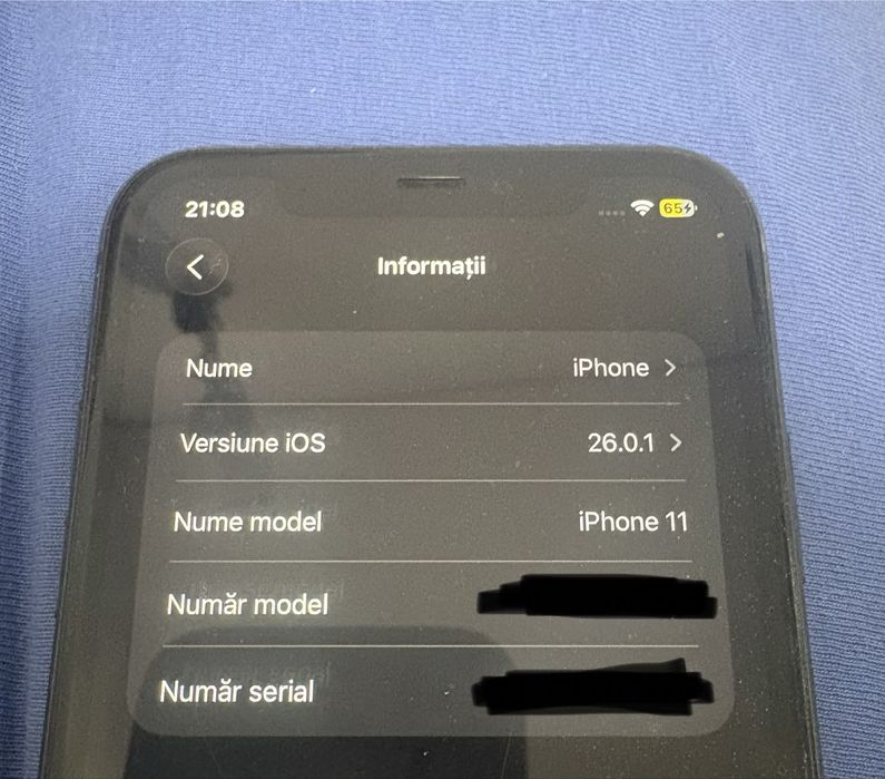 Iphone 11 negru.