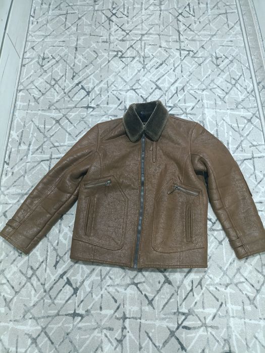 Мужская зимняя дубленка