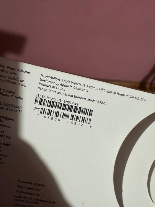 Apple Watch SE 3 40 MM